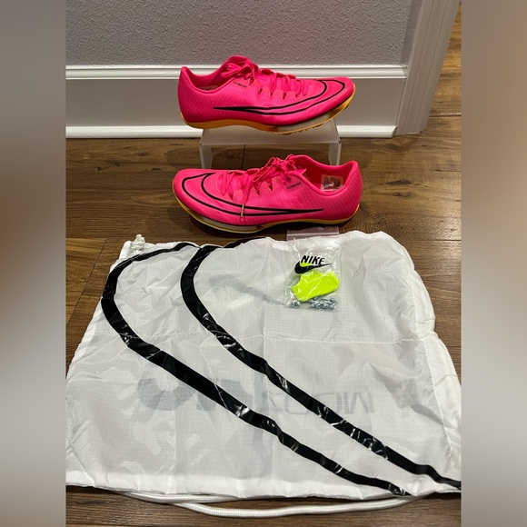 Nike Air Zoom Maxfly Hyper Pink Rose Orange Track Spikes DH5359-600 Men's 11.5